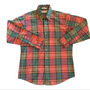 Vintage SaddleBred Western Long Sleeve Shirt Sz L